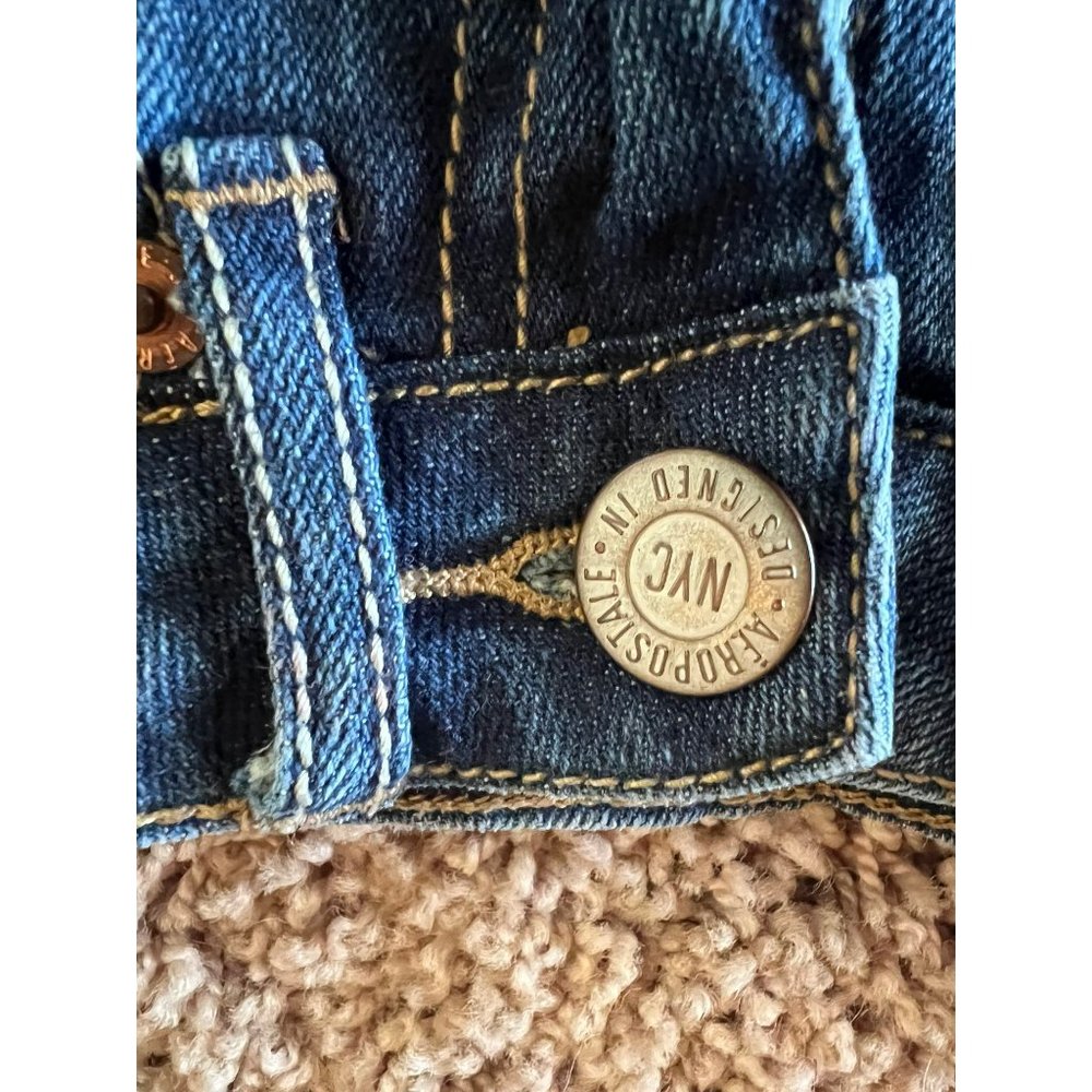 High Waisted Short by Aeropostale. Features distressed details and lace appliqué - Picture 10 of 12